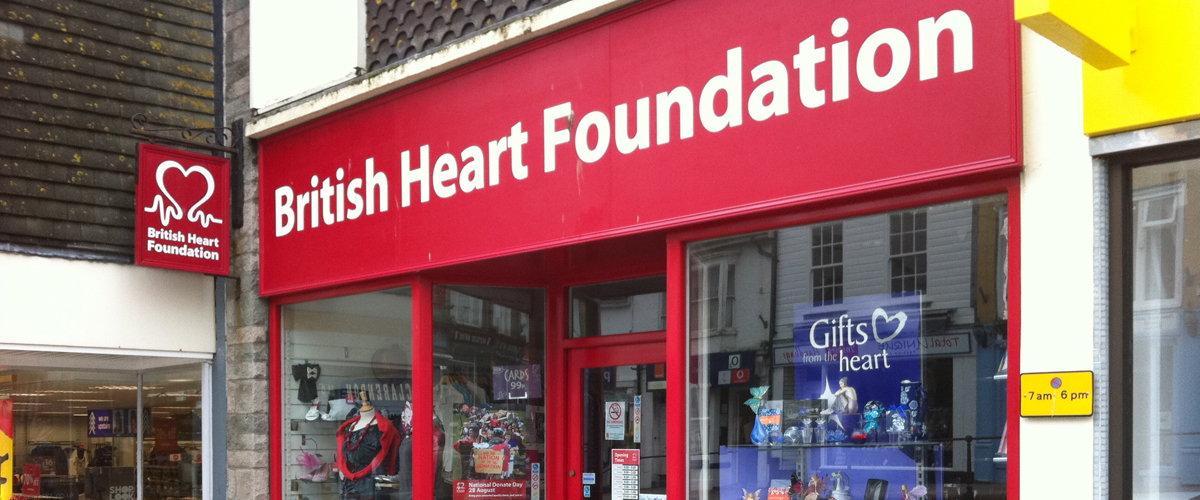 HV Property Clearance - we donate your items to the British Heart Foundation Charity Shop