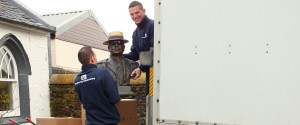 HV Property Clearance Scotland | James and Stewart loading the van